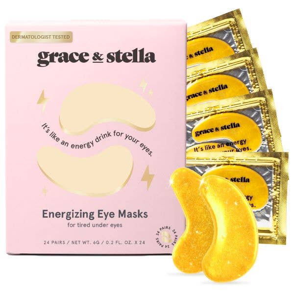 Gold Energizing Under Eye Masks | Grace & Stella