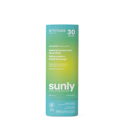 Mineral sunscreen face stick SPF 30 | Attitude Natural Care