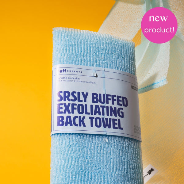 Srsly Buffed Exfoliating Back Towel | Buff Experts