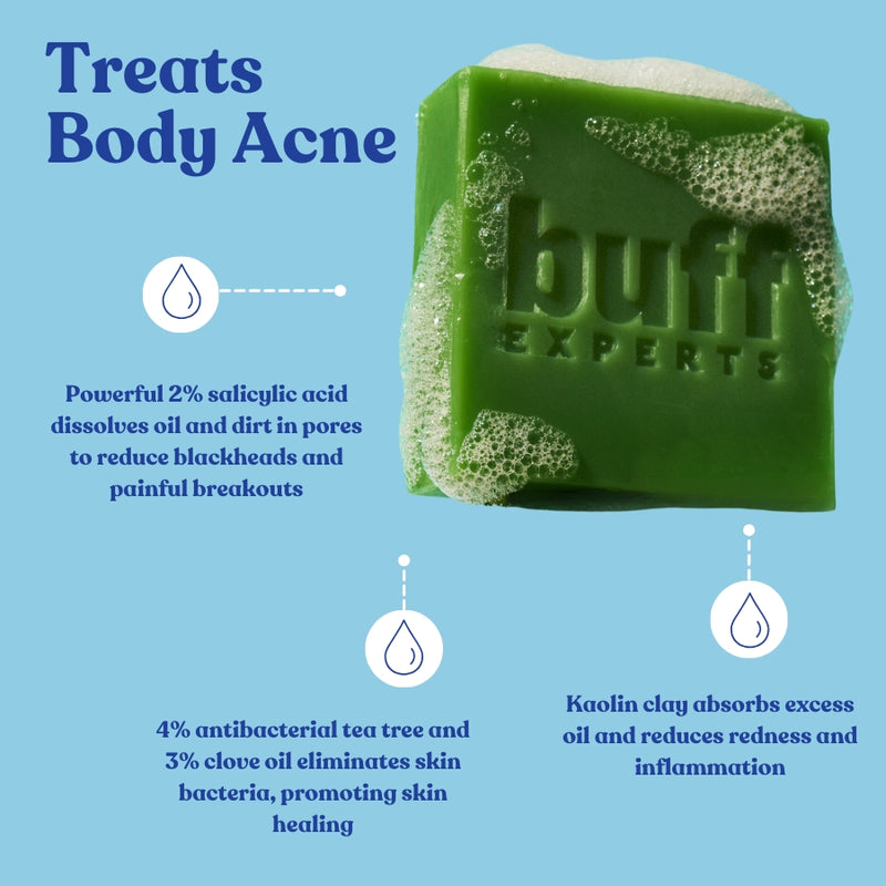 Tea Tree & Lemongrass Clarifying Body Soap | Buff Experts