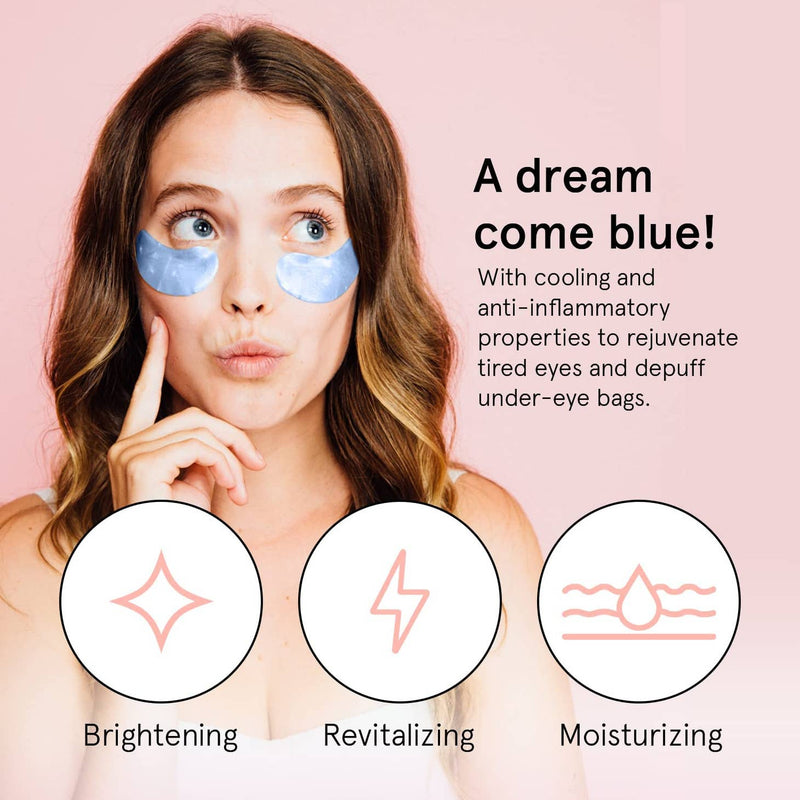 Blue Illuminating Under Eye Masks | Grace & Stella