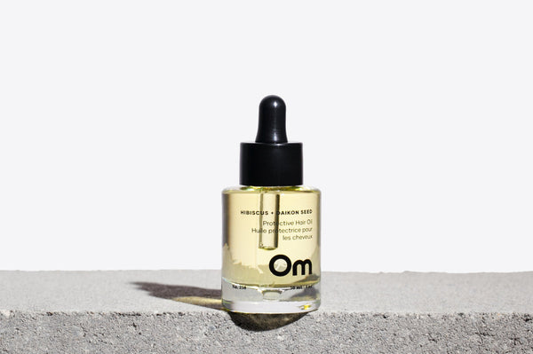 Hibiscus + Daikon Seed Protective Hair Oil | Om Organics