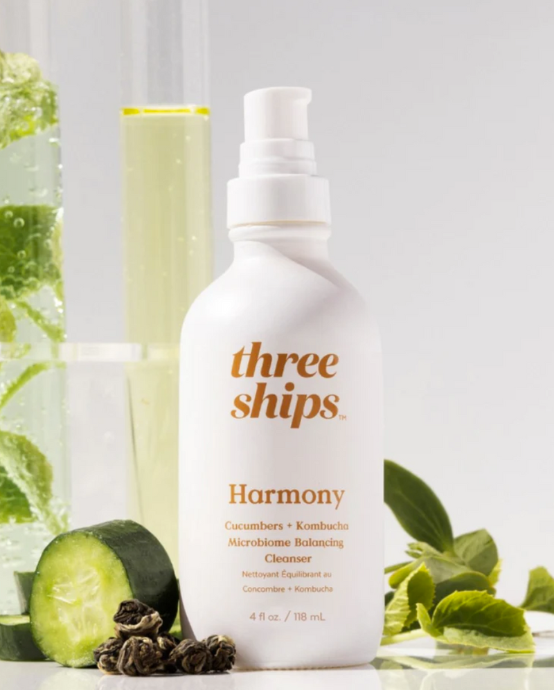 Harmony Cucumber + Kombucha Microbiome Balancing Cleanser | THREE SHIPS