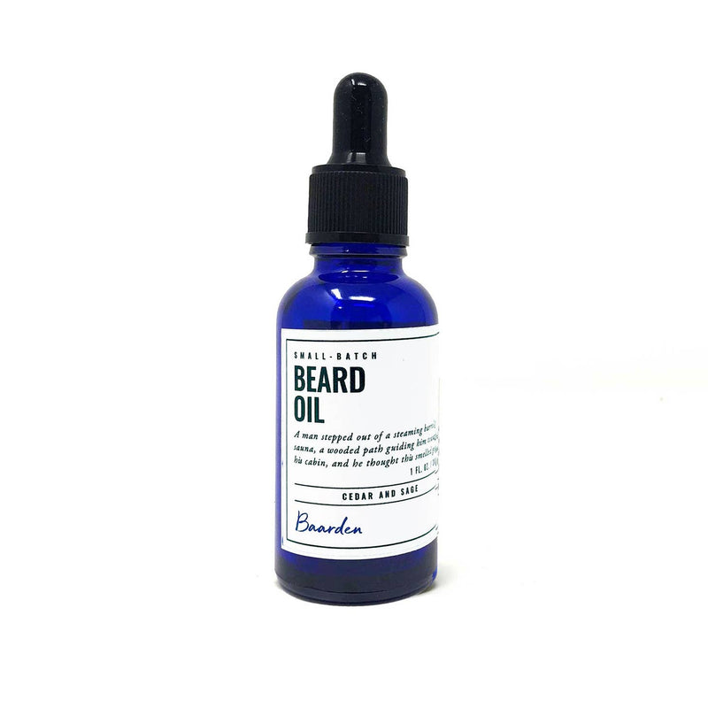Beard Oil - Cedar and Sage | Baarden