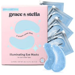 Blue Illuminating Under Eye Masks | Grace & Stella
