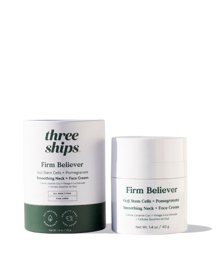 Firm Believer Goji Stem Cell + Pomegranate Smoothing Neck + Face Cream | Three Ships