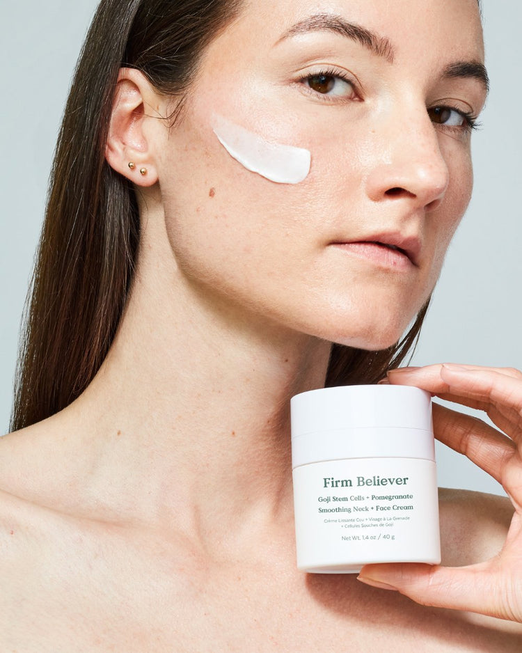 Firm Believer Goji Stem Cell + Pomegranate Smoothing Neck + Face Cream | Three Ships