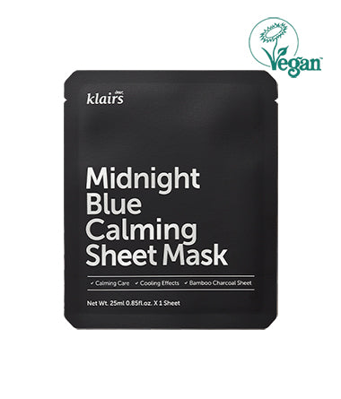 Midnight Blue Calming Sheet Mask | DEAR, KLAIRS