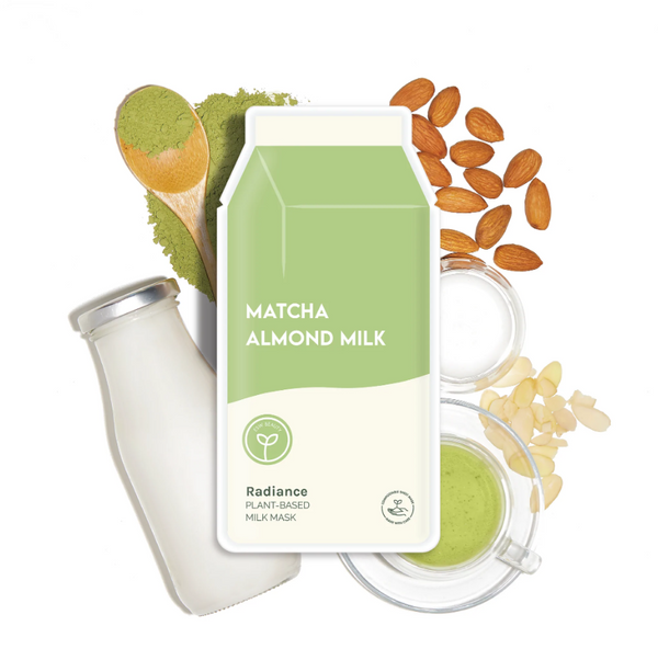 Matcha Almond Milk Radiance Plant-Based Milk Mask | ESW BEAUTY