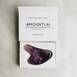 The Amethyst Gua Sha Facial Lifting Tool | Mount Lai