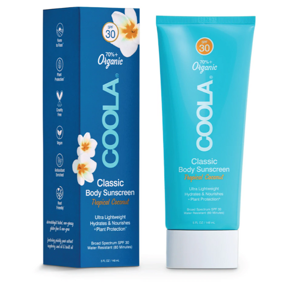 Classic Body SPF 30 Tropical Coconut Sunscreen Lotion | Coola
